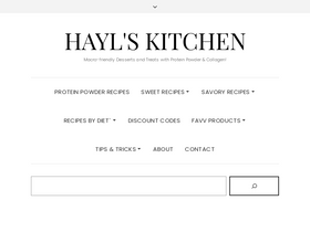 'haylskitchen.com' screenshot