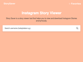 'storysaver.app' screenshot