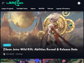 'theriftcrown.com' screenshot