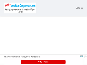 'about-air-compressors.com' screenshot