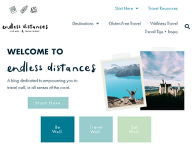 'endlessdistances.com' screenshot
