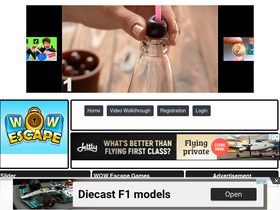 'wowescape.com' screenshot