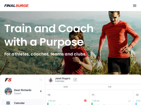 'finalsurge.com' screenshot