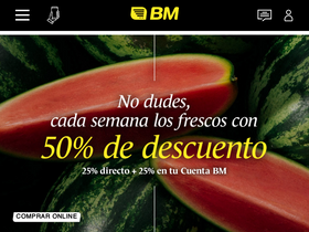 'bmsupermercados.es' screenshot