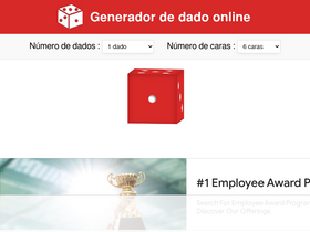 'dado-virtual.com' screenshot