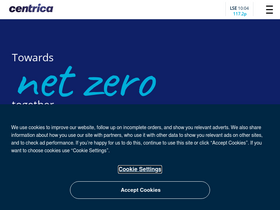 'centrica.com' screenshot
