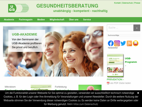 'ugb.de' screenshot