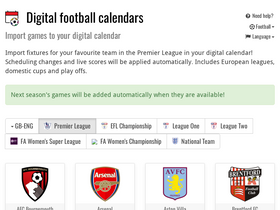 'fixtur.es' screenshot