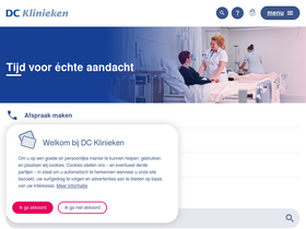 'dcklinieken.nl' screenshot