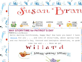 'susanbranch.com' screenshot