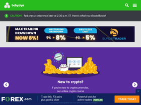 'babypips.com' screenshot