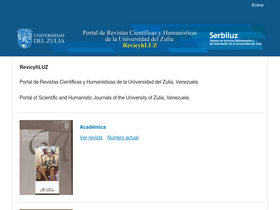 'produccioncientificaluz.org' screenshot