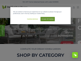 'oakfurniturehouse.co.uk' screenshot