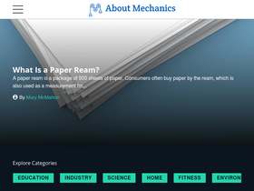 'aboutmechanics.com' screenshot