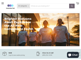 conversionstechnology.com homepage screenshot