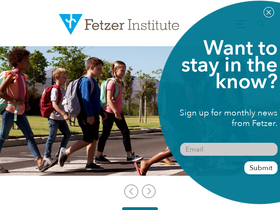 'fetzer.org' screenshot