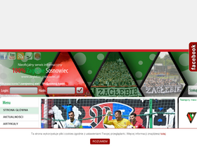 'zaglebie.sosnowiec.pl' screenshot