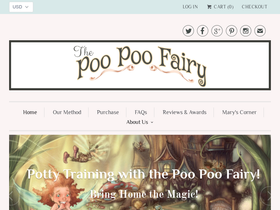thepoopoofairy.com homepage screenshot