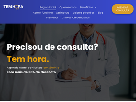 'temhora.app' screenshot