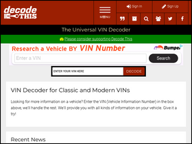 'decodethis.com' screenshot