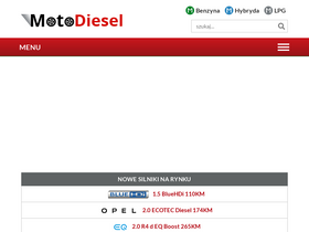'motodiesel.pl' screenshot