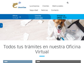 'litoral-gas.com.ar' screenshot