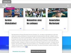 'marineland.fr' screenshot