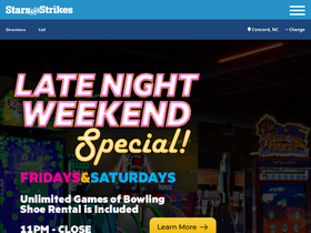 'starsandstrikes.com' screenshot