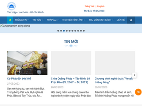 'chuahoangphap.com.vn' screenshot