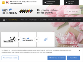 'passfnacdarty.com' screenshot