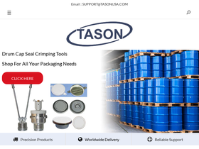 tasonusa.com homepage screenshot
