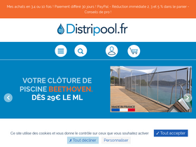 'distripool.fr' screenshot
