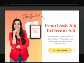 'amyporterfield.com' screenshot