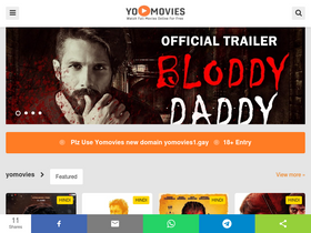 'yomovies1.online' screenshot