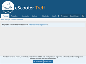 'escooter-treff.de' screenshot
