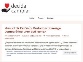 'decidacambiar.org' screenshot