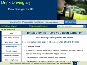 'drinkdriving.org' screenshot