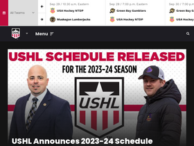 'ushl.com' screenshot