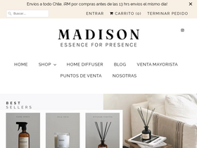 Madison homepage screenshot