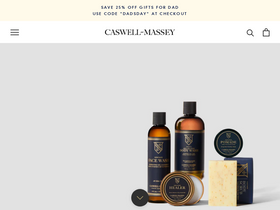 'caswellmassey.com' screenshot