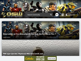 'onesixthwarriors.com' screenshot