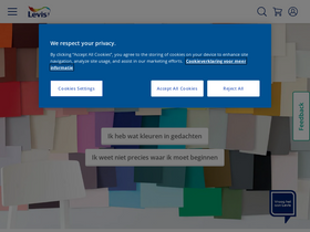 'levis.info' screenshot