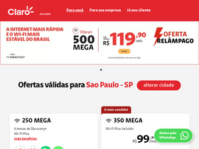 'claronet.com' screenshot