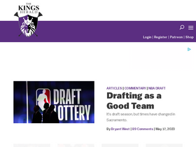 'kingsherald.com' screenshot