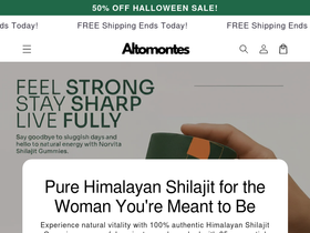 shopaltomontes.com homepage screenshot