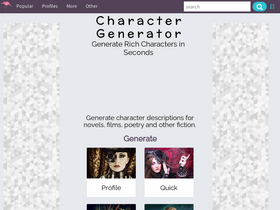 'character-generator.org.uk' screenshot