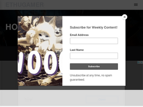'ethugamer.com' screenshot