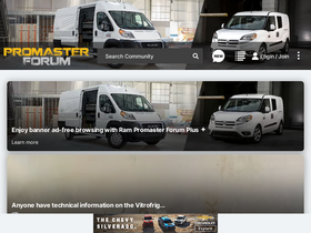 'promasterforum.com' screenshot