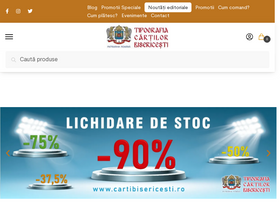 'cartibisericesti.ro' screenshot