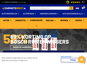 'carpartsdirect.nl' screenshot